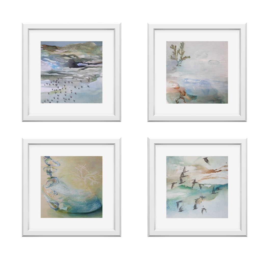 Set of Four Mini Prints - Soft