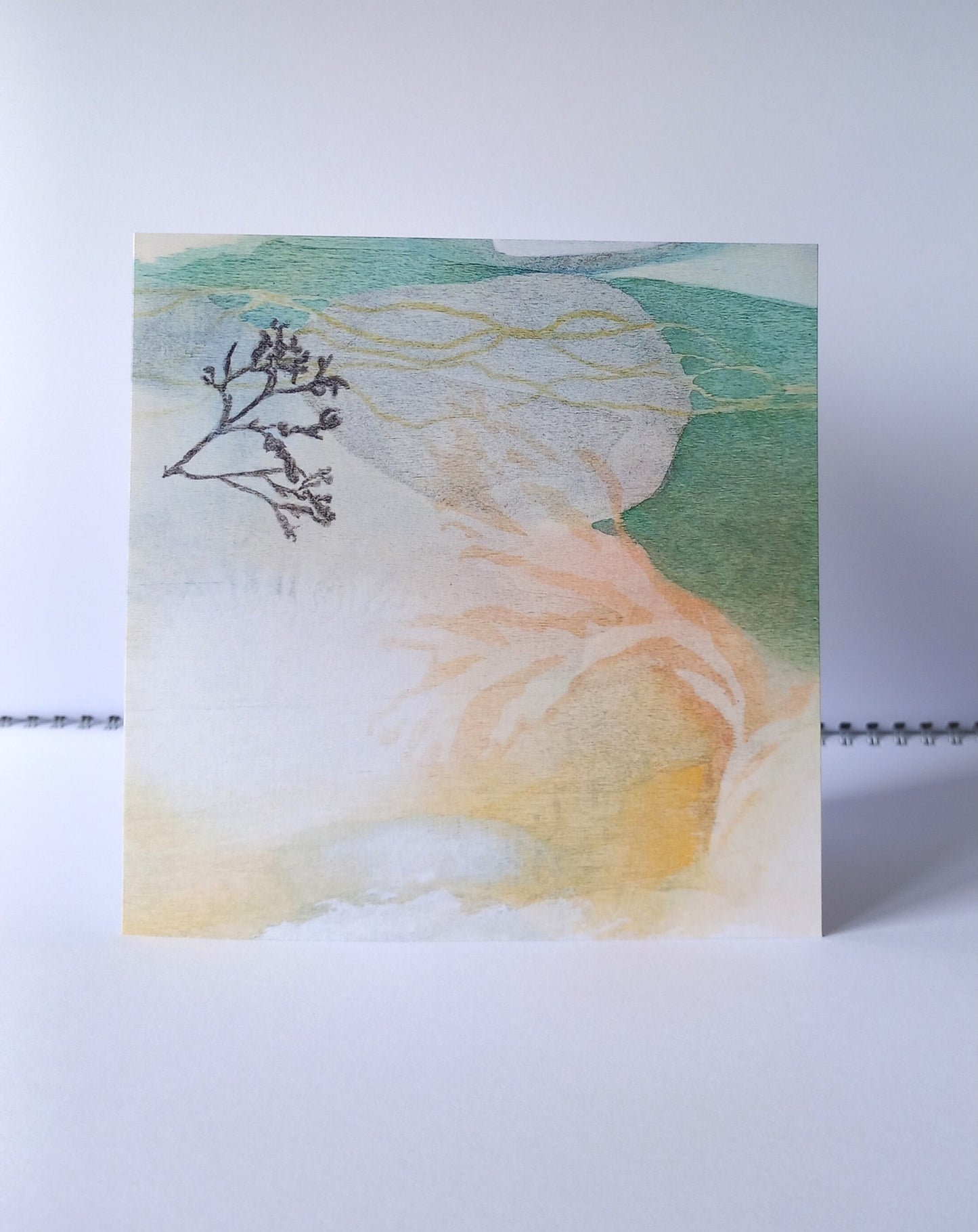 Set of 3 greeting cards - Sand
