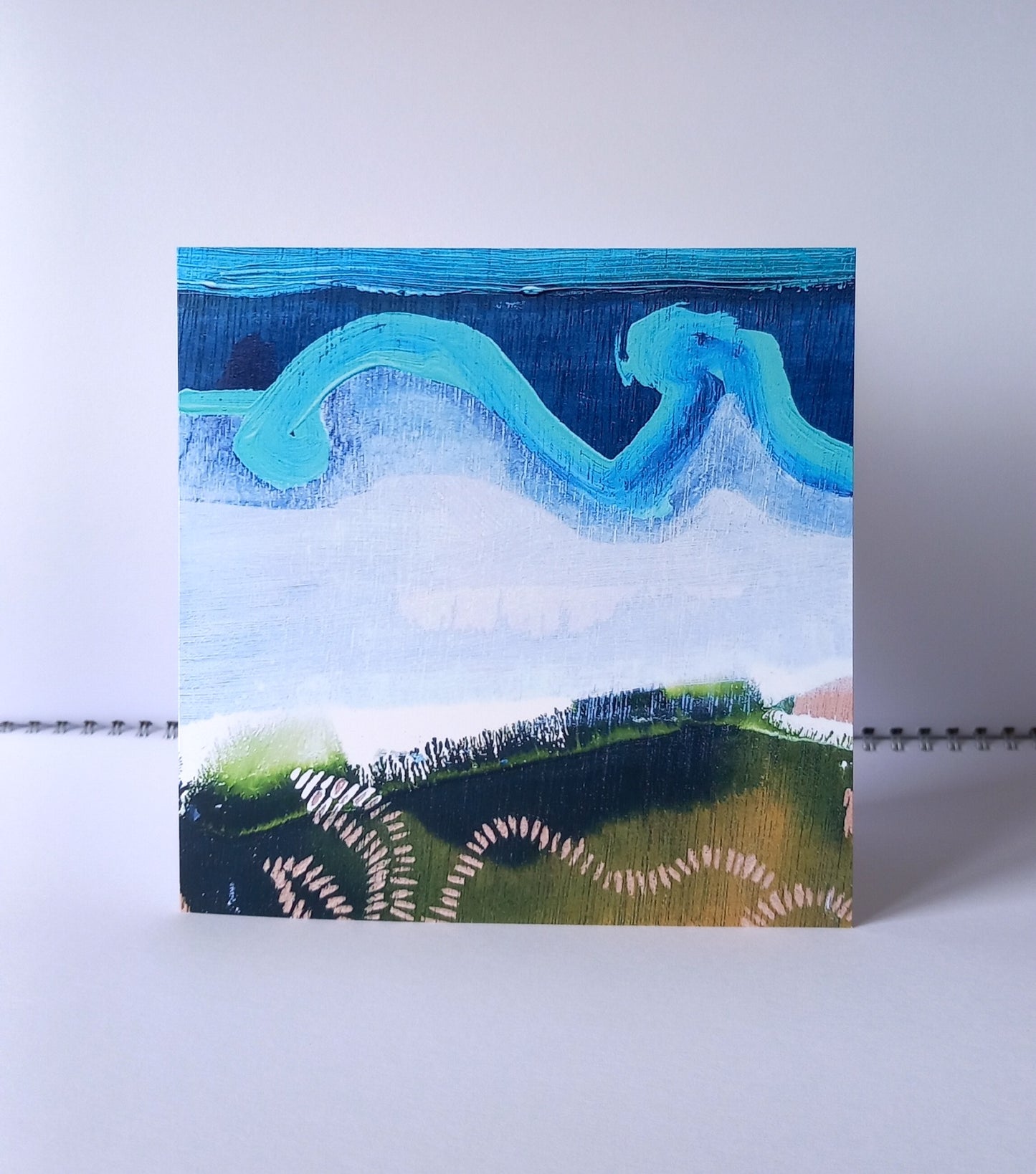 Set of 5 greeting cards - Deep Blue