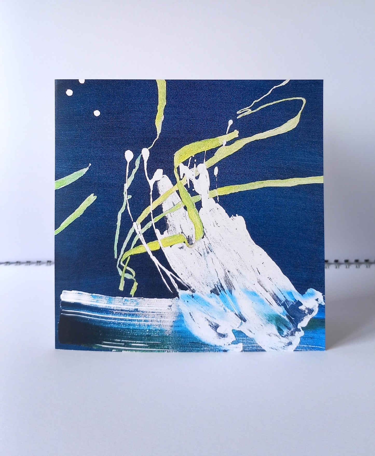 Set of 5 greeting cards - Deep Blue
