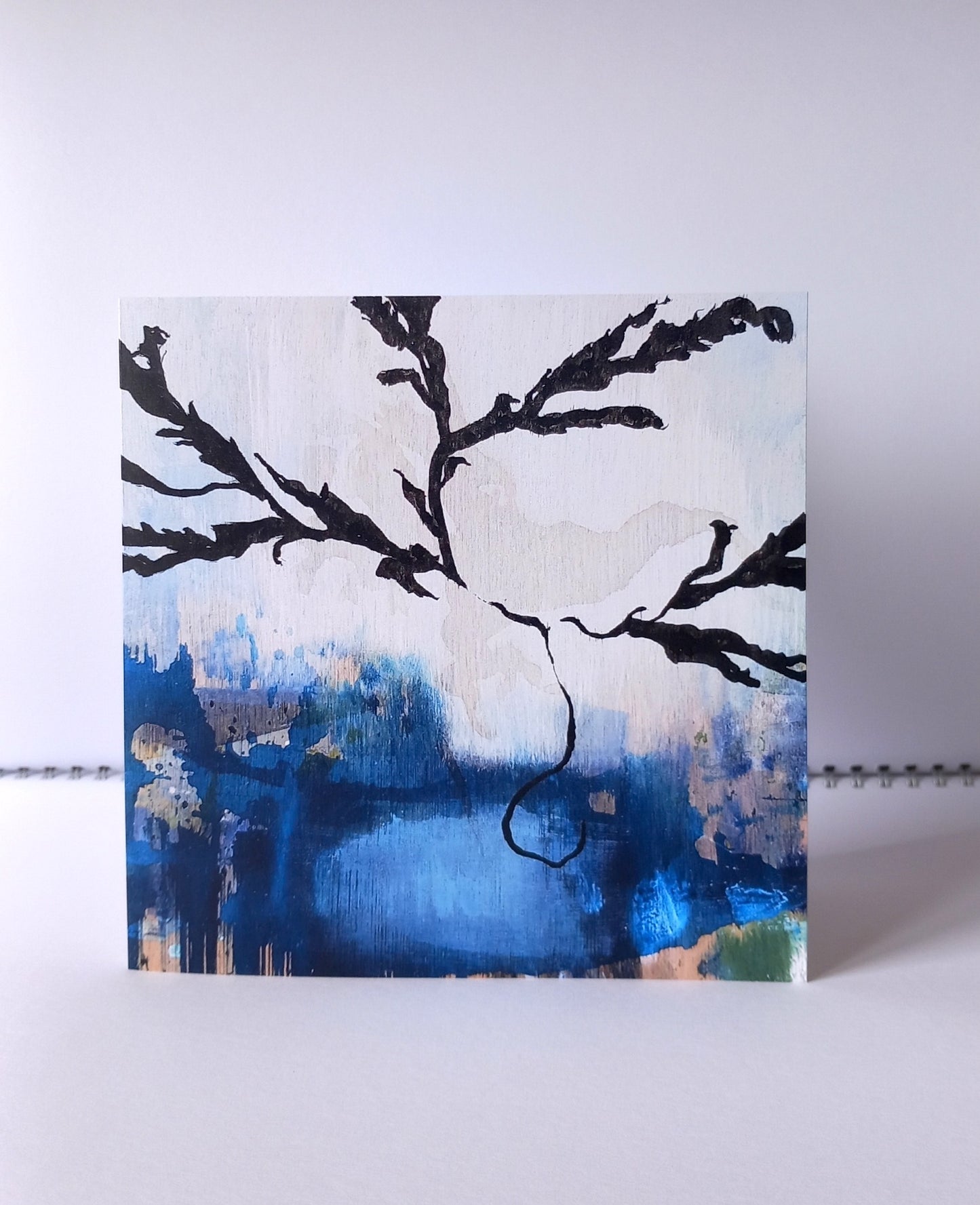 Set of 5 greeting cards - Deep Blue