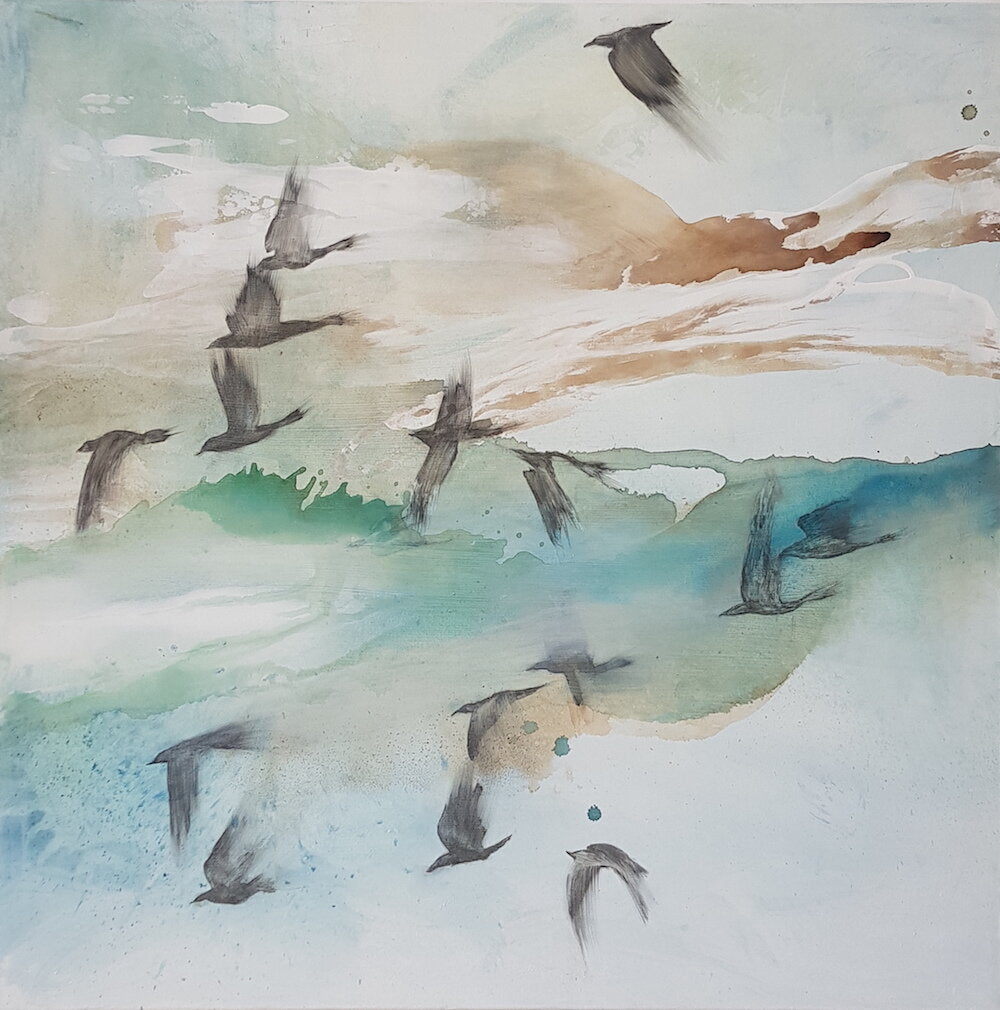 The Making of a Painting - Above and Beyond {video} – Tara Leaver Art
